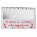 Card cu rigla si lupa, Multumiti lui Dumnezeu...